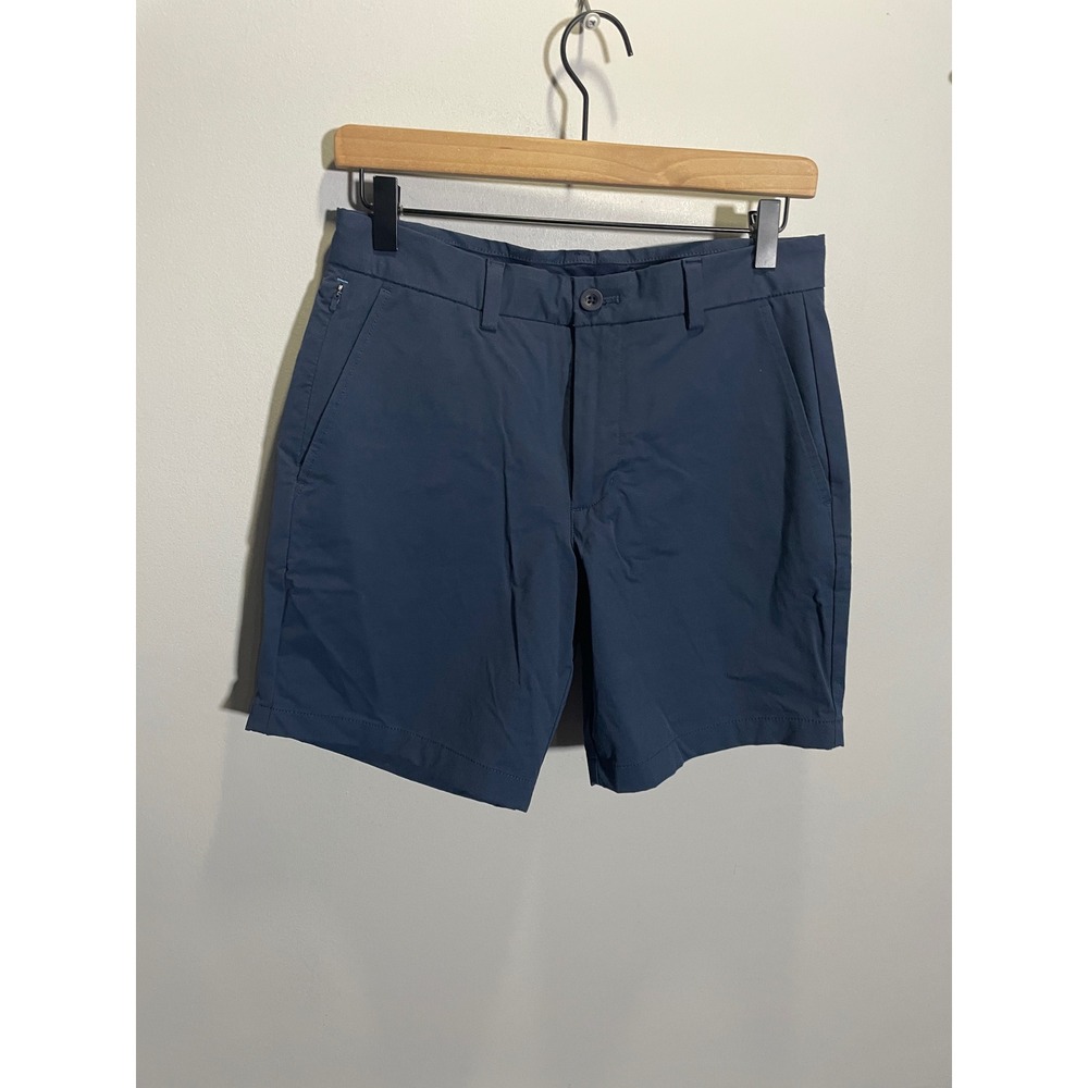 Vineyard Vines On-The-Go Short Mens 28 Navy Blue Stretch Performance Golf Casual